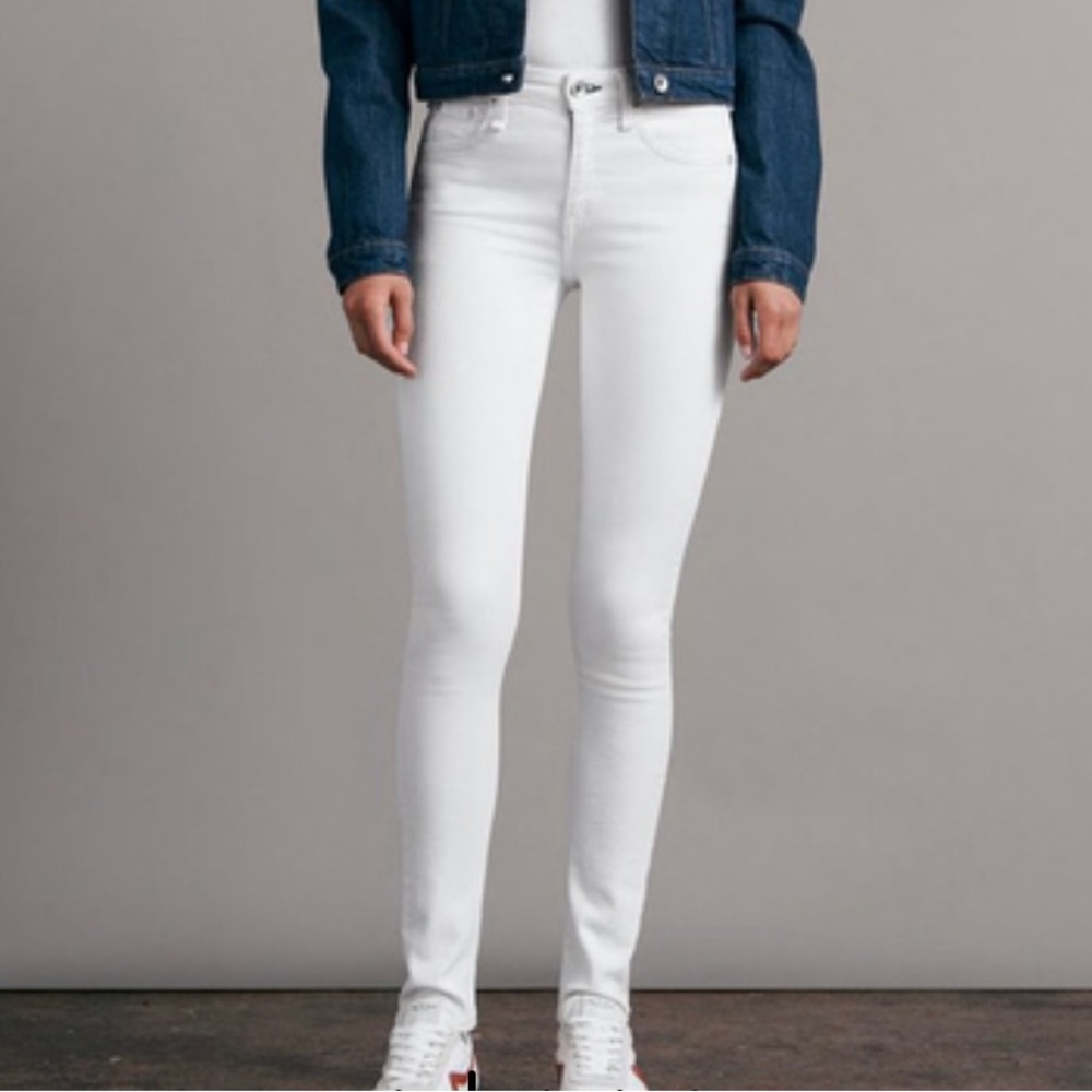 Rag & Bone White Skinny Jeans